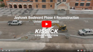 KU Jayhawk Boulevard Phase 4 Reconstruction video on Youtube